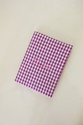 Notebook/Agenda cover - Vichy Burgundy