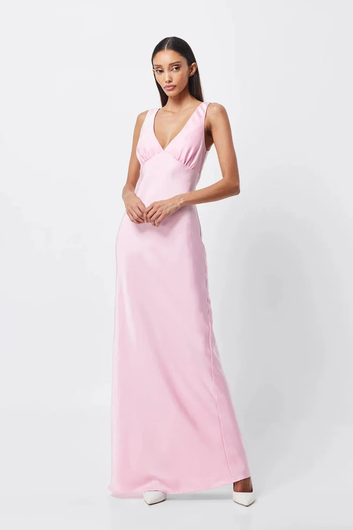 Nuance V Neck Maxi Dress - SODA Fashion Haus