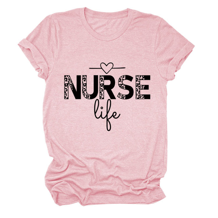 Pink (black font) / S