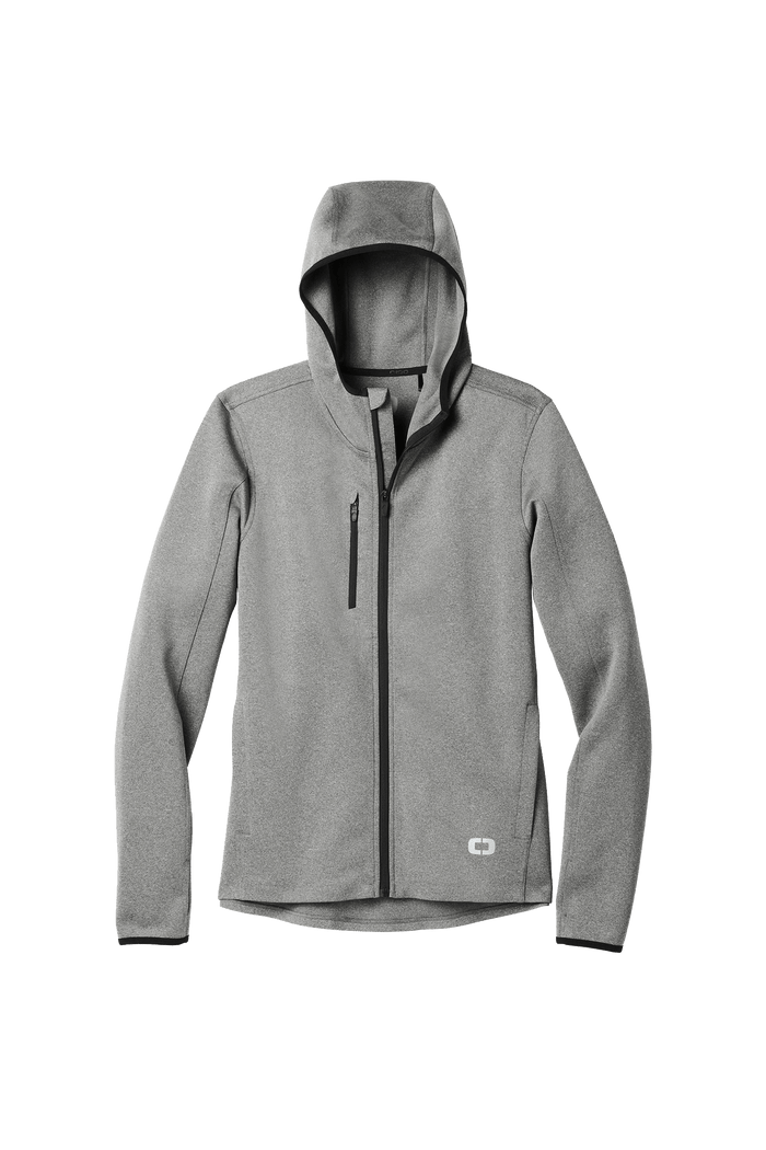 Heather Grey / XS Custom OGIO ENDURANCE Stealth Full-Zip Jacket - Corporate Gifts