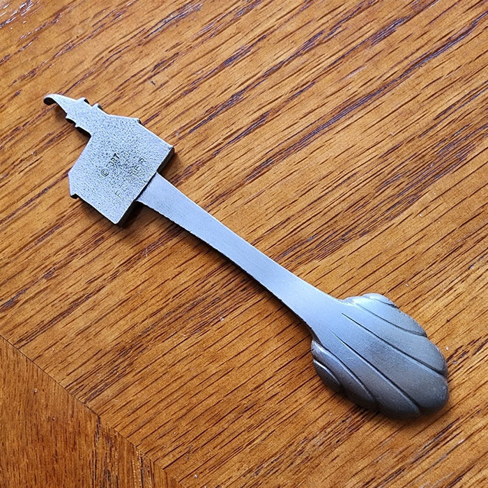 Old Sturbridge Village Massachusetts Collectible Travel Souvenir Spoon 4" Pewter