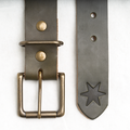 Olive Leather Belt