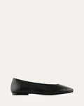 OLIVER CASUAL FLATS BLACK SNAKE PRINT LEATHER
