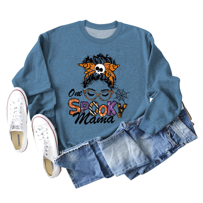 Blue sweater (black color picture) / S