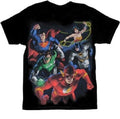 Painted DC Group T-shirt-tvso