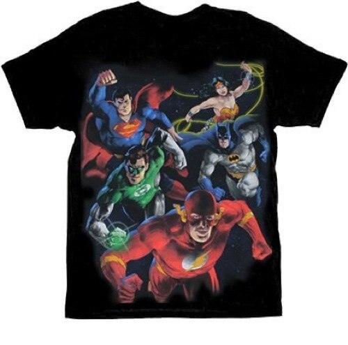 Painted DC Group T-shirt-tvso