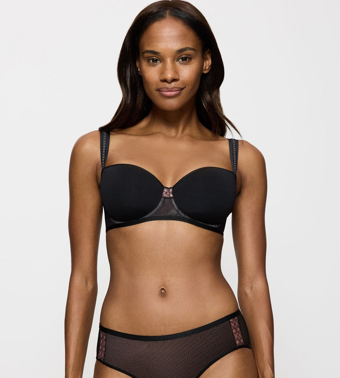 BLACK TRIUMPH PALINA COSMIC HEARTBEAT STYLE LAB WIRED PADDED BRA