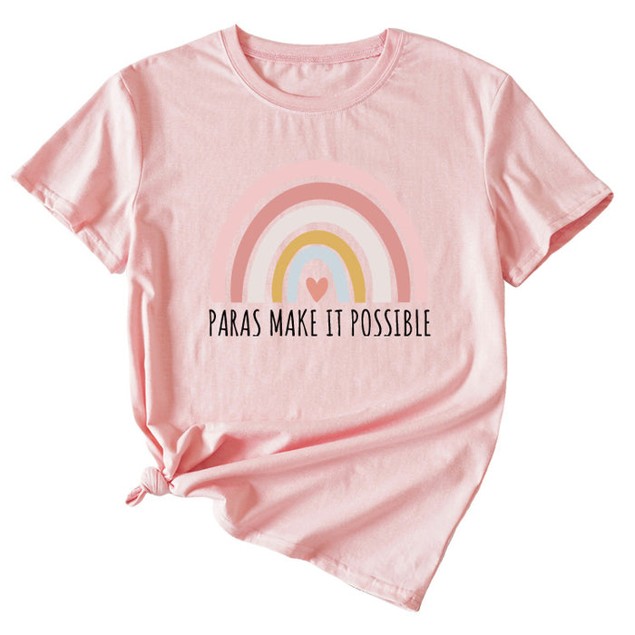 Pink (black font color image) / S