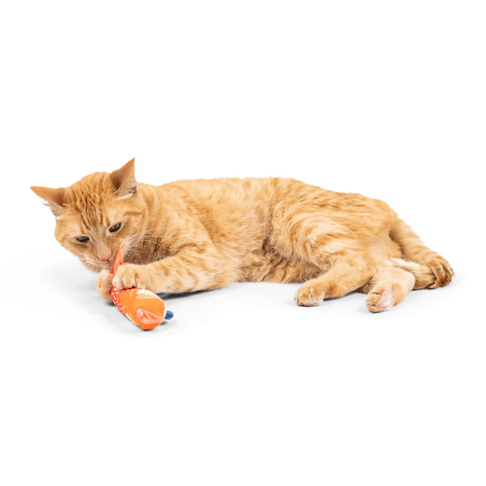 Cat with Parrot Nipper Cat Toy.