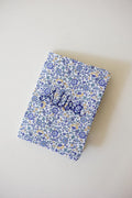 Passport holder - Blue Flowers