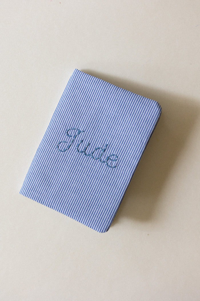 Passport holder - Blue Stripes