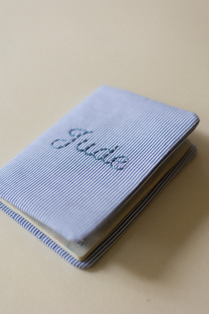 Passport holder - Blue Stripes