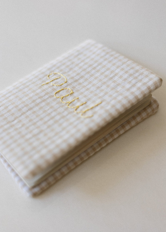 Passport holder - Vichy Beige