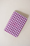 Passport holder - Vichy Burgundy