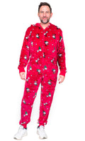 Peanuts Snoopy All Over Pajama Zip Up Union Suit Sleepwear