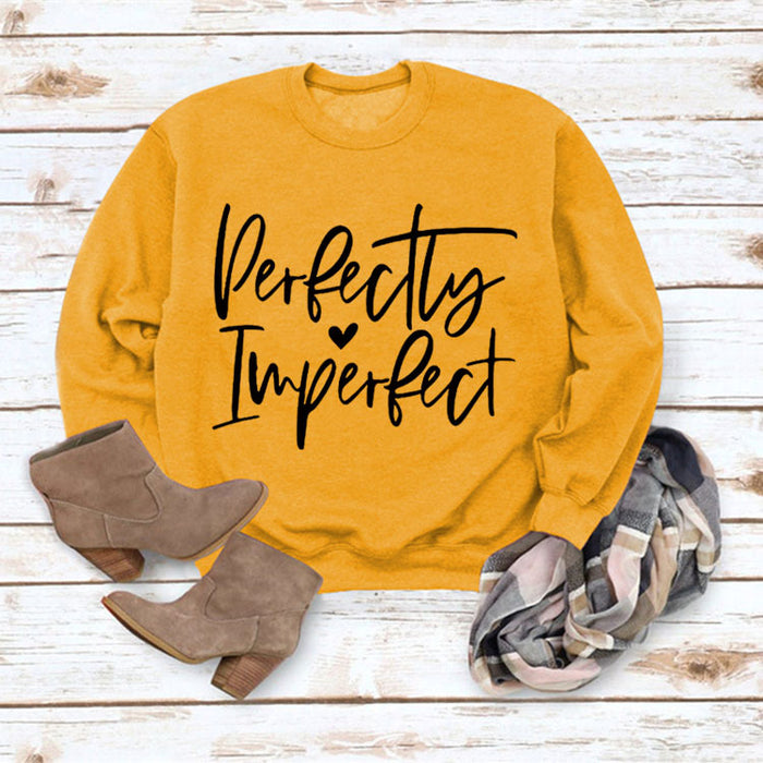 Yellow sweater (black font) / S