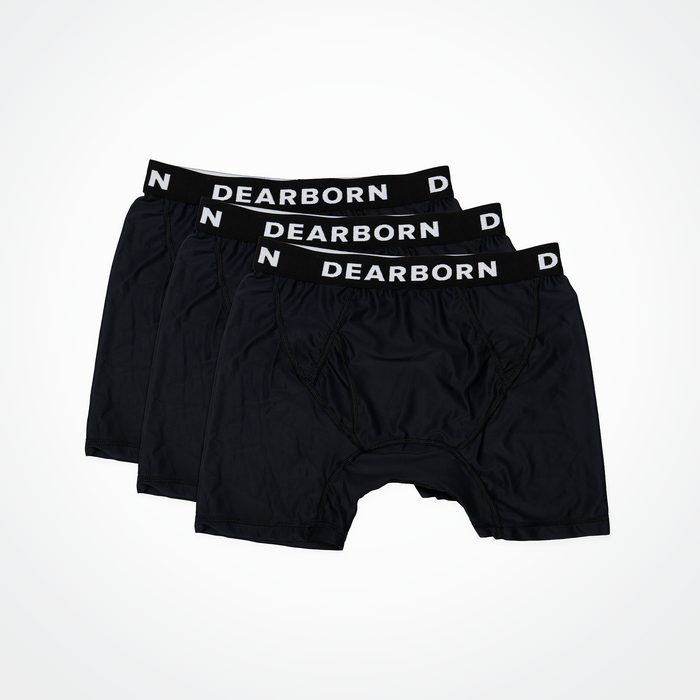Performance Boxer Briefs 3-Pack Black