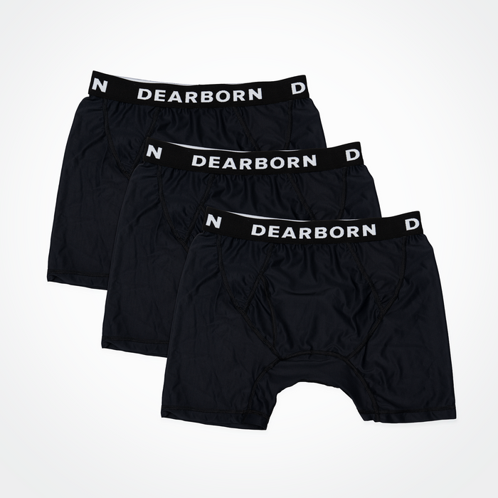 Performance Boxer Briefs 3-Pack Black