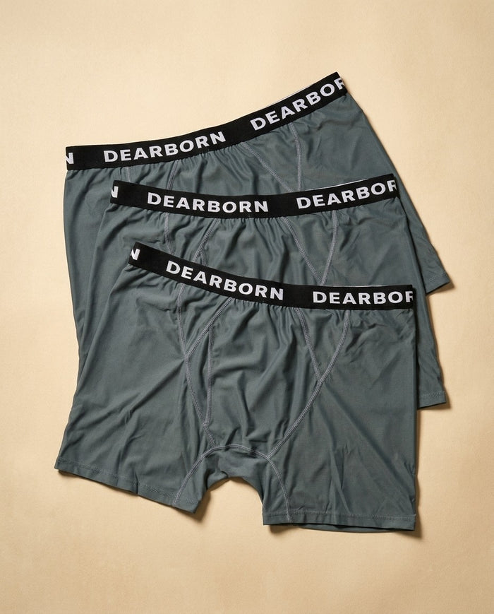Performance Boxer Briefs 3-Pack Gray