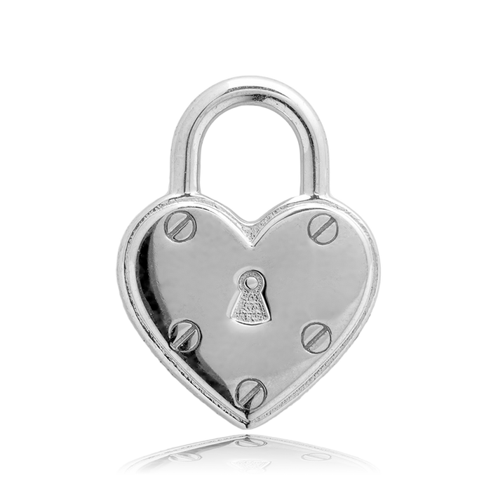 Peruvian Amazonite Stone Bracelet with Love Lock Sterling Silver Charm