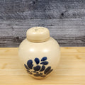 Pfaltzgraff Folk Art Potpourri Jar & Lid Brown Floral Design
