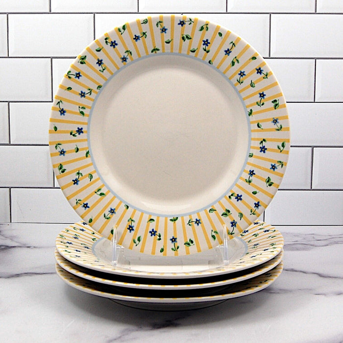 Pfaltzgraff Melissa Set of 4 Floral Salad Plate 8 Inch (22cm) Ceramic Dinnerware