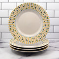 Pfaltzgraff Melissa Set of 4 Floral Salad Plate 8 Inch (22cm) Ceramic Dinnerware