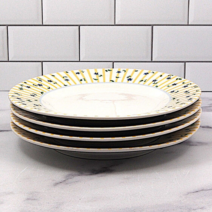 Pfaltzgraff Melissa Set of 4 Floral Salad Plate 8 Inch (22cm) Ceramic Dinnerware