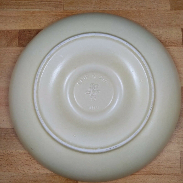 Pfaltzgraff Village Chip Bowl Plate for Chip-n-Dip 11 inch