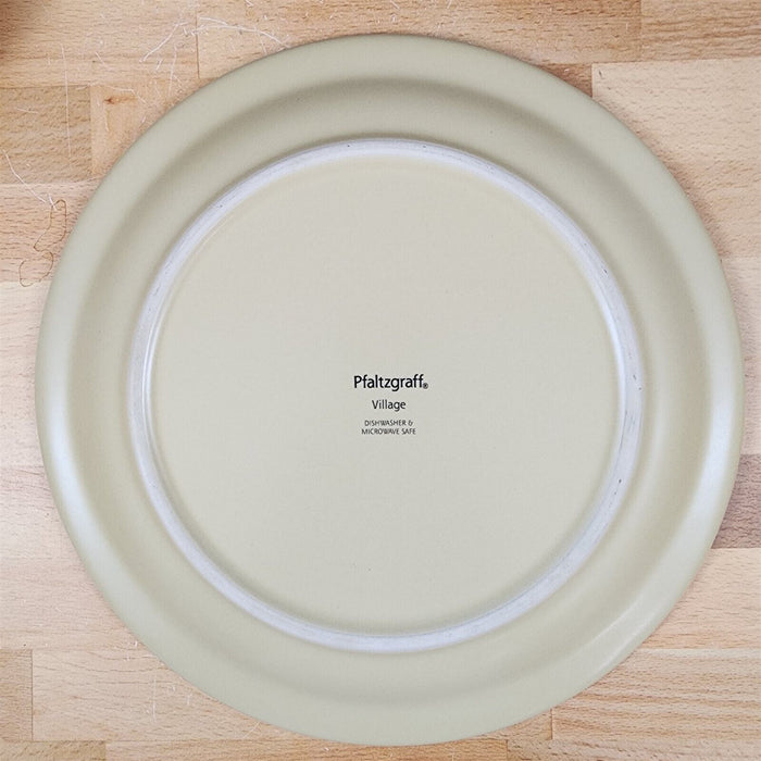 Pfaltzgraff Village Dinner Plate 10â€ Set of 4 Tan Brown Without Castle Mark