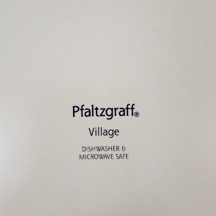 Pfaltzgraff Village Dinner Plate 10â€ Set of 4 Tan Brown Without Castle Mark
