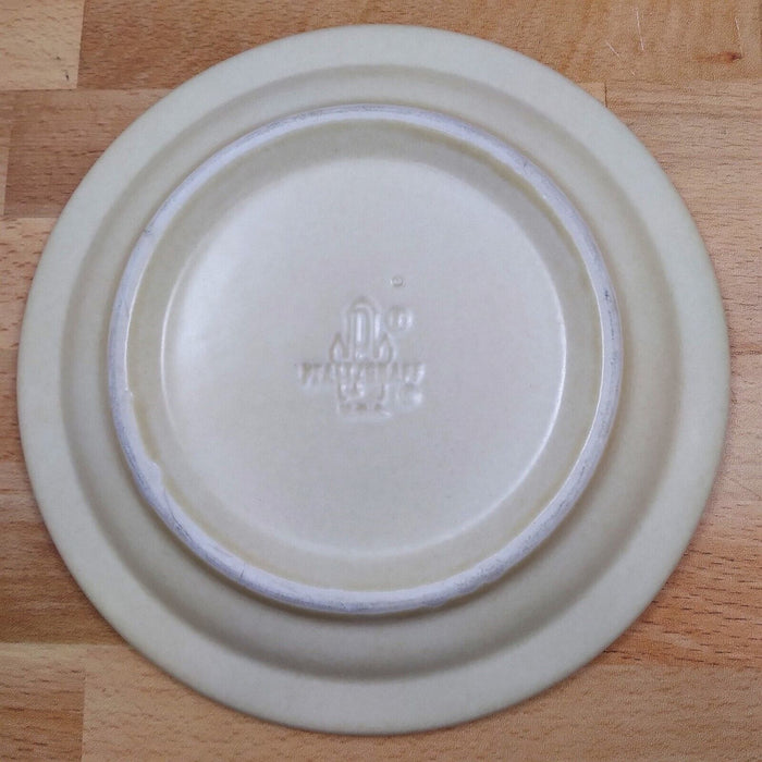 Pfaltzgraff Village Salad plate Small 6 3/4â€ Set of 3 Tan Brown Castle Mark