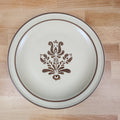 Pfaltzgraff Village Salad plate Small 6 3/4â€ Tan Brown Castle Mark