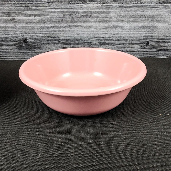 Pink Cereal Soup Bowls Round 8 inch Plastic Set of 3 by Rubbermaid