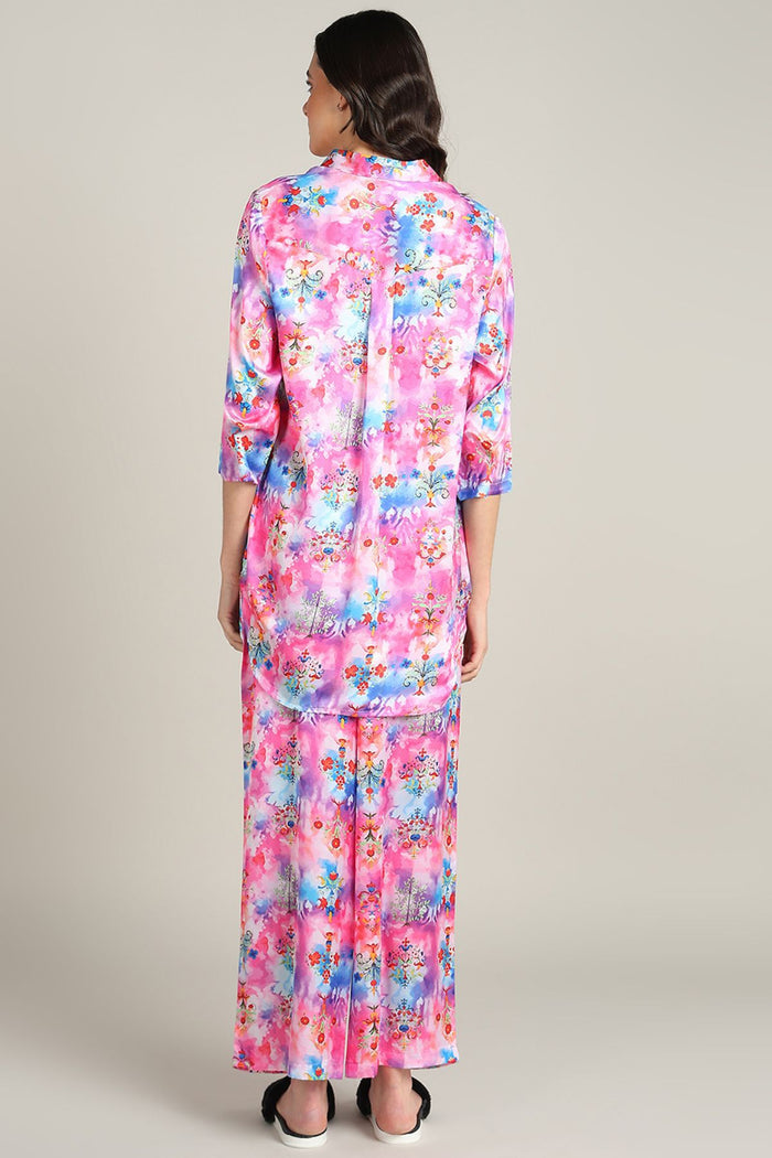 Pink Maternity Co-Ord Set With Zipless Feeding - Ideal
