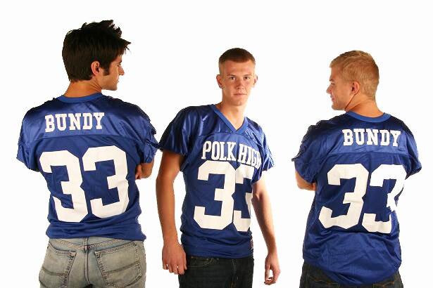 Polk High 33 Officially Licensed Football Jersey-tvso