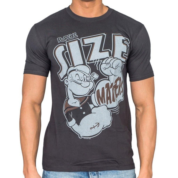 Popeye Size Matters Big Arms T-shirt-tvso