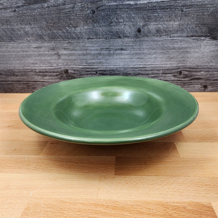 Pottery Barn Sausalito Moss Green Set of 3 Soup Bowl 10" 25cm Coupe Large Rim