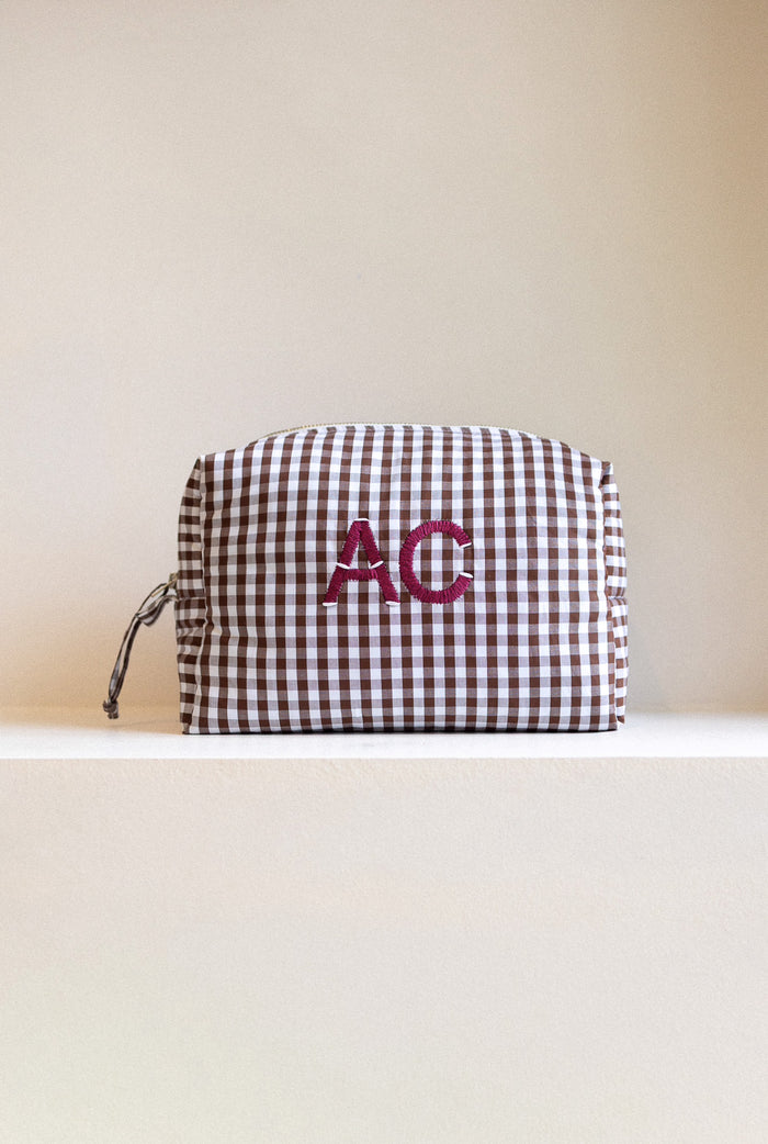 Pouch - Vichy Brown