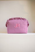 Pouch - Vichy Burgundy