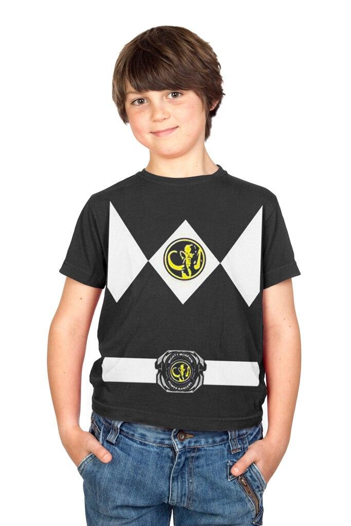 Power Rangers Costume Youth T-shirt-tvso