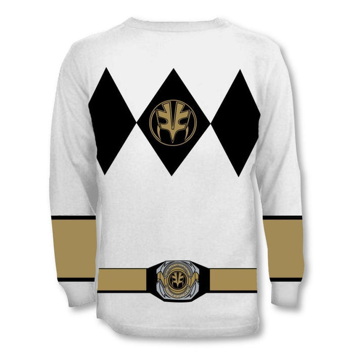 Power Rangers Long Sleeve Costume T-Shirt-tvso