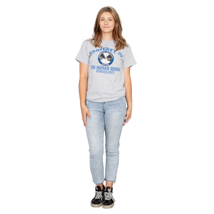 Property of The Human Beings Athletic Dept. Adult Unisex T-shirt