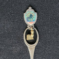 Puerto Rico Collectible Travel Souvenir Spoon 4.5" 11cm El Morro Castle Dangler