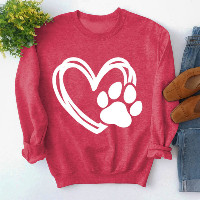 Red sweater (white font) / S