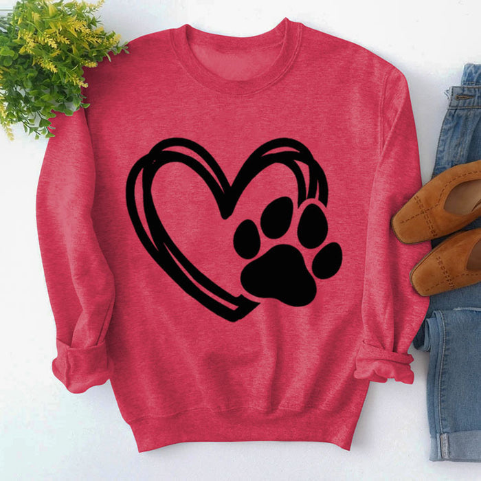 Red sweater (black font) / S