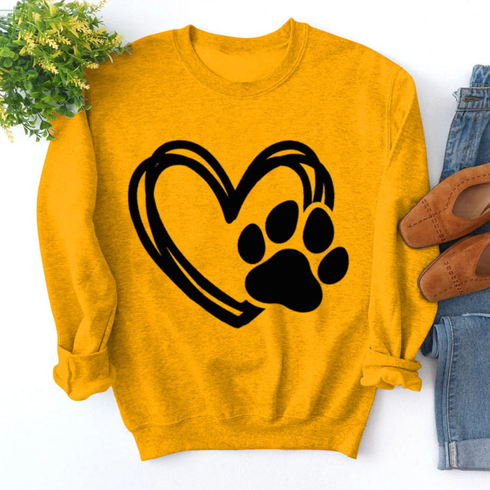 Yellow sweater (black font) / S