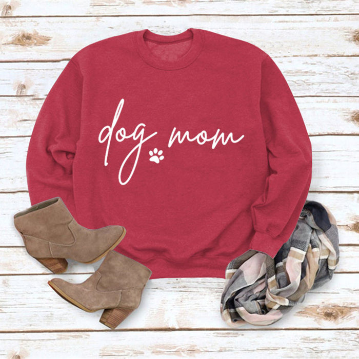 Red sweater (white font) / S
