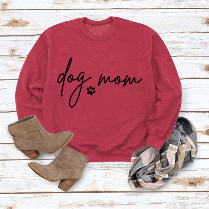 Red sweater (black font) / S