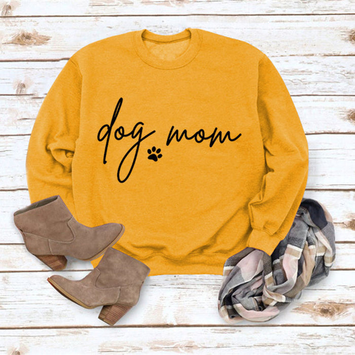 Yellow sweater (black font) / S